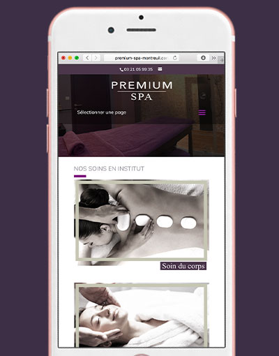 Premium Spa – Création de site